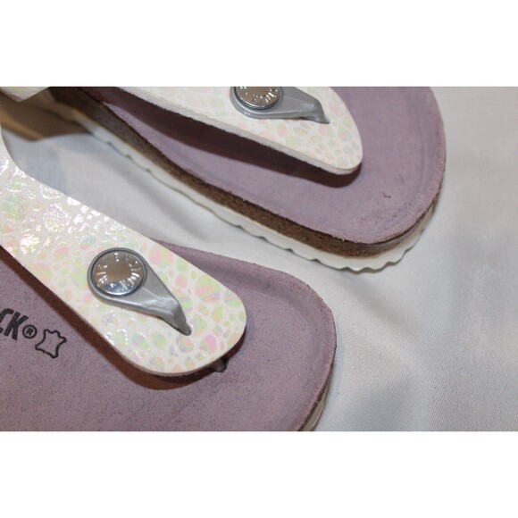 BIRKENSTOCK KIDS GIZEH PATENT LEATHER SANDALS REGULAR FIT EU 31 - Picture 3 of 5